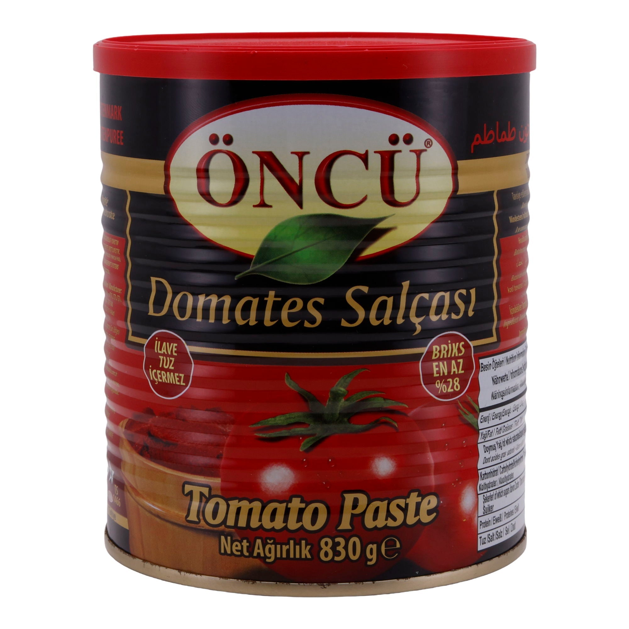 Tomatenmark Öncü | Tomatenpaste | Hochwertig, aus der Türkei | 830 g Dose ÖNCÜ